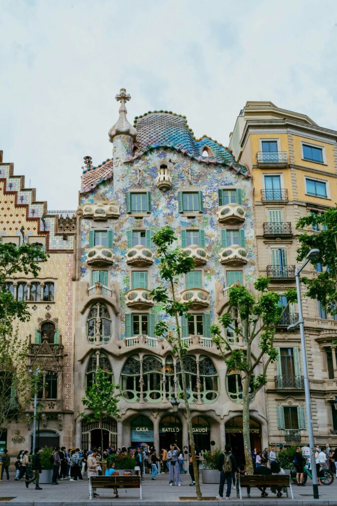 Casa Batlló on Passeig de Gràcia, a stop on a one-day Barcelona itinerary